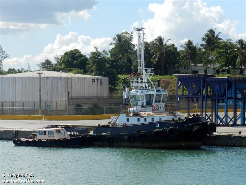 guarionex (Tug) - IMO 9313852, MMSI 327807000, Call Sign HI625 under the flag of Dominican Rep