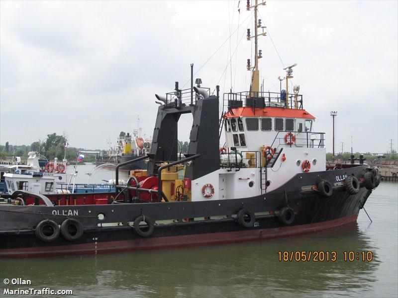 ollan (Tug) - IMO , MMSI 341779000, Call Sign V4BS2 under the flag of St Kitts & Nevis