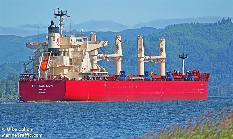 federal icon (Bulk Carrier) - IMO 9908463, MMSI 355716000, Call Sign 3FOC6 under the flag of Panama