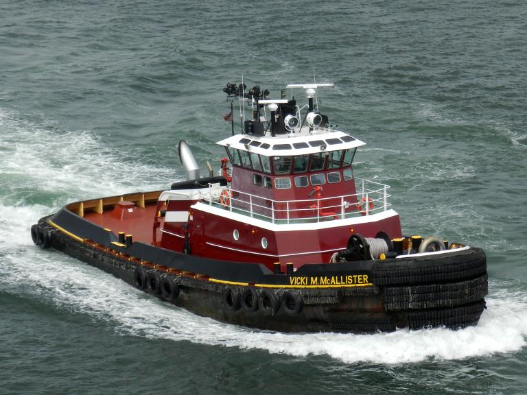 vicki m mcallister (Tug) - IMO 9257826, MMSI 366828620, Call Sign WDA6093 under the flag of United States (USA)