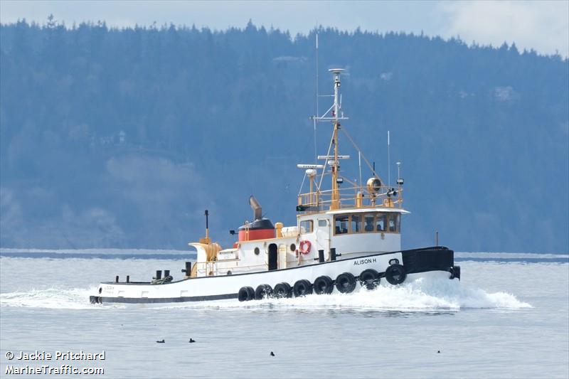 alison h (Towing vessel) - IMO , MMSI 366942020, Call Sign WX9885 under the flag of United States (USA)