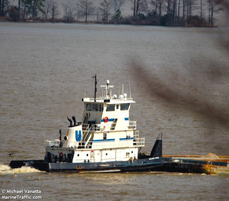 william e poole (Tug) - IMO , MMSI 367159090, Call Sign WDD5490 under the flag of United States (USA)