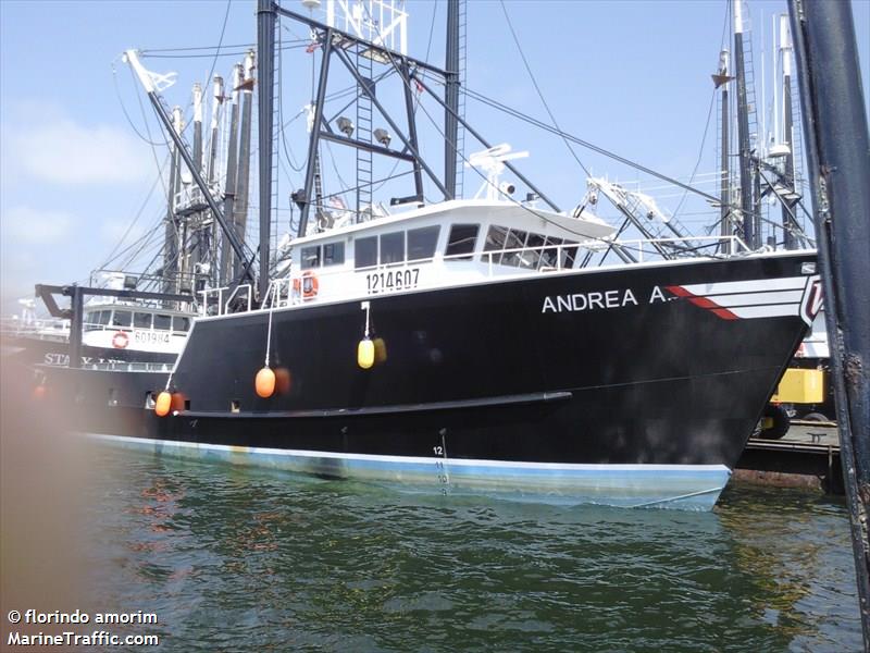 andrea a (Fishing vessel) - IMO , MMSI 367494840, Call Sign WDF8437 under the flag of United States (USA)