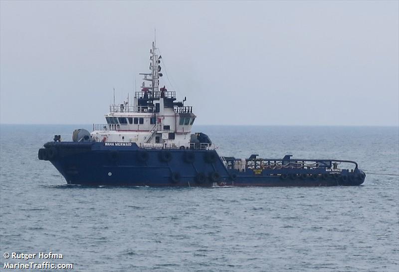 waha mermaid (Offshore Tug/Supply Ship) - IMO 9320582, MMSI 376967000, Call Sign J8B4878 under the flag of St Vincent & Grenadines