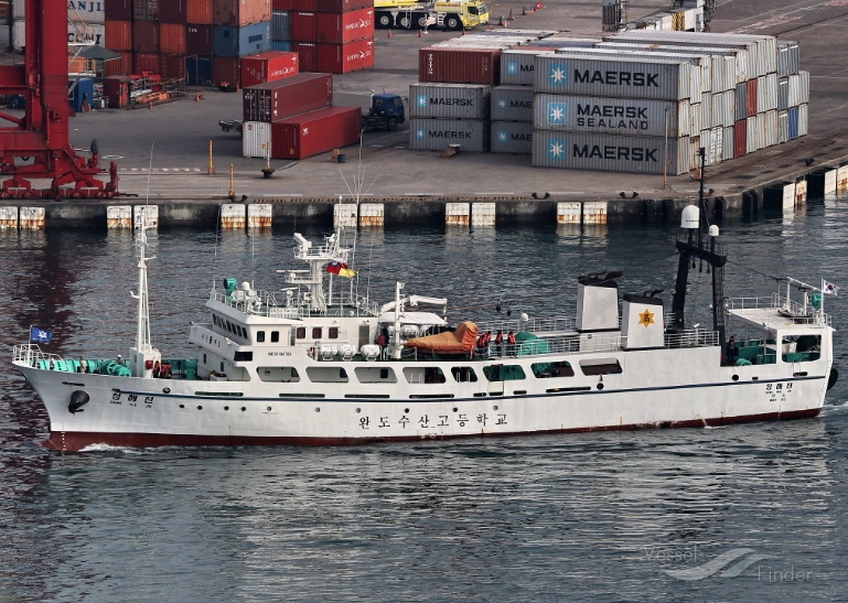 chunghaejin (Fishing Vessel) - IMO 9196785, MMSI 440132000, Call Sign DSHF3 under the flag of Korea