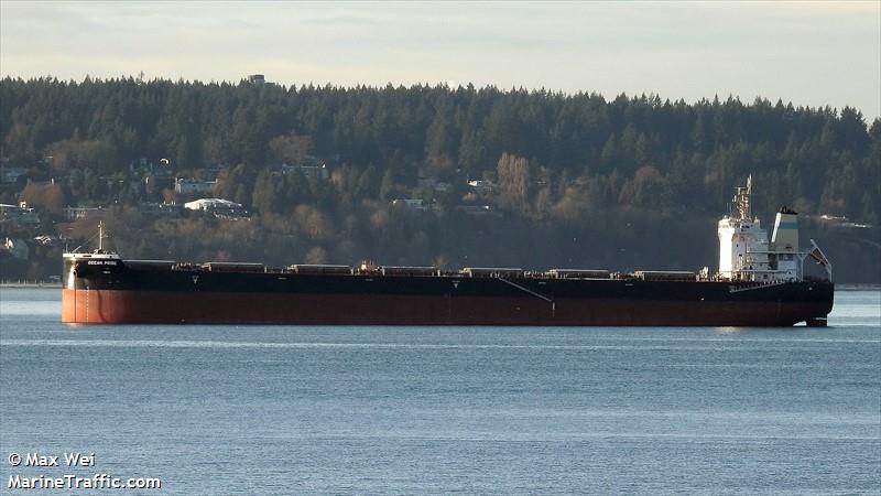 ocean pride (Bulk Carrier) - IMO 9910894, MMSI 477708500, Call Sign VRTZ6 under the flag of Hong Kong