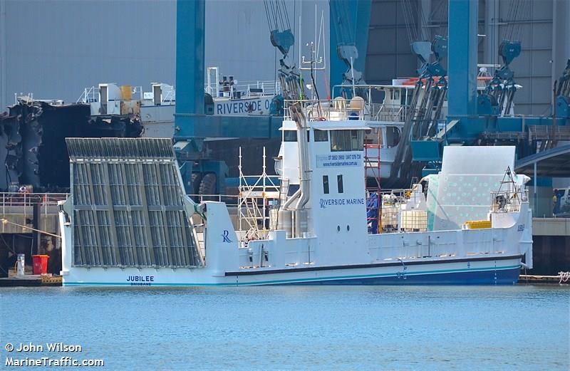 jubilee (Cargo ship) - IMO , MMSI 503473500, Call Sign VL6770 under the flag of Australia