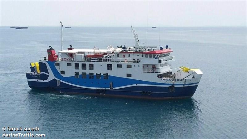kmp tanjung sole (Passenger/Ro-Ro Cargo Ship) - IMO 9792565, MMSI 525001159, Call Sign YBHF2 under the flag of Indonesia