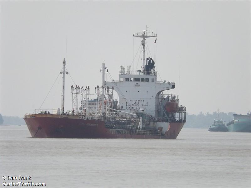 mt cas johhanes (Tanker) - IMO , MMSI 525007011 under the flag of Indonesia