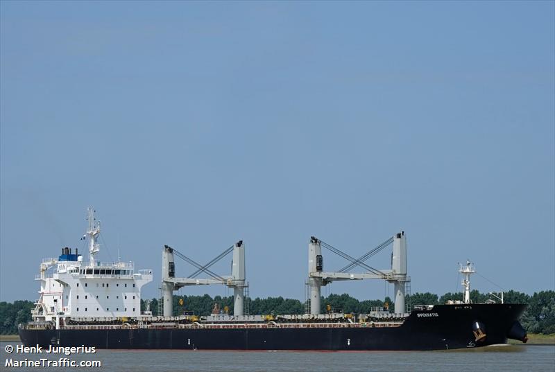 ippokratis (Bulk Carrier) - IMO 9585663, MMSI 538009398, Call Sign V7A4684 under the flag of Marshall Islands