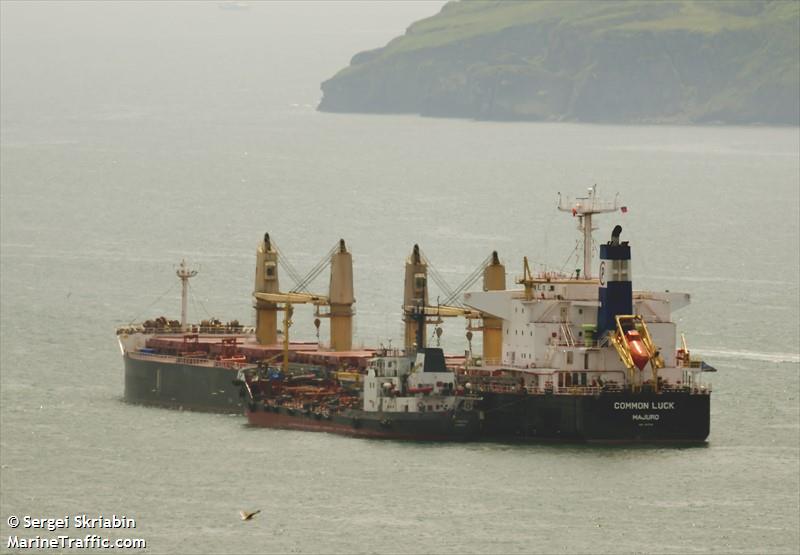 common luck (Bulk Carrier) - IMO 9617741, MMSI 538009421, Call Sign V7A4709 under the flag of Marshall Islands