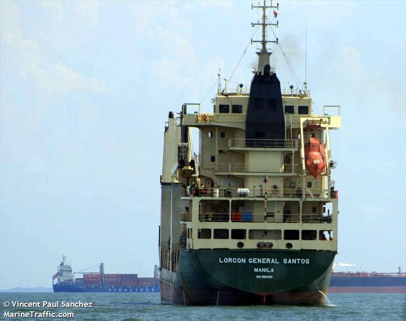 lorcon gen.santos (Container Ship) - IMO 9264233, MMSI 548471100, Call Sign 4DER9 under the flag of Philippines