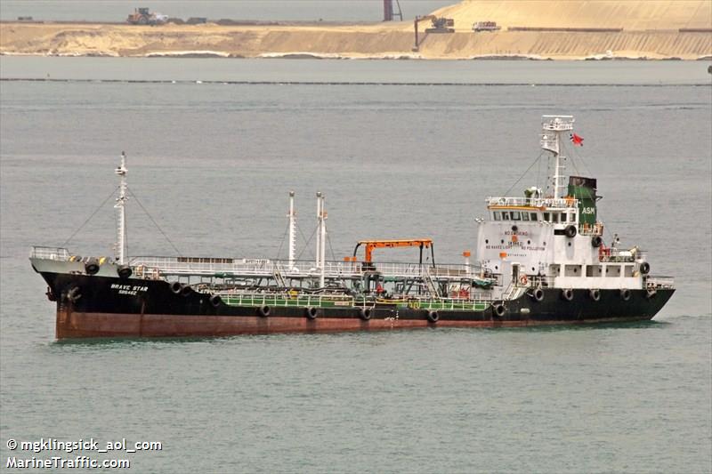 brave star (Oil Products Tanker) - IMO 8820597, MMSI 563004110, Call Sign 9V6285 under the flag of Singapore