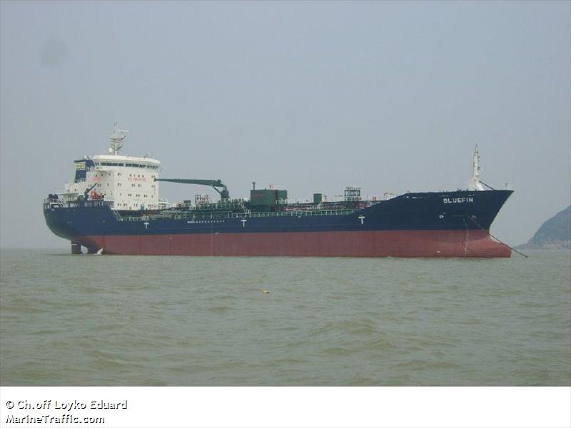 bluefin (Chemical/Oil Products Tanker) - IMO 9551868, MMSI 636014814, Call Sign A8WR8 under the flag of Liberia