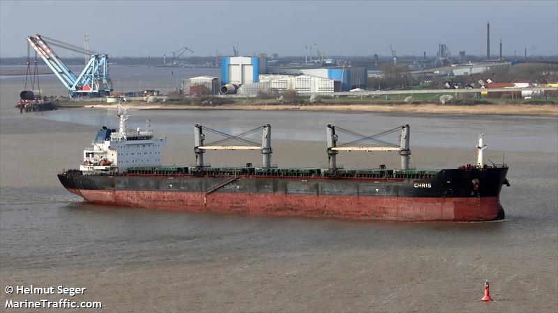 chris (Bulk Carrier) - IMO 9565118, MMSI 636020723, Call Sign 5LAJ8 under the flag of Liberia