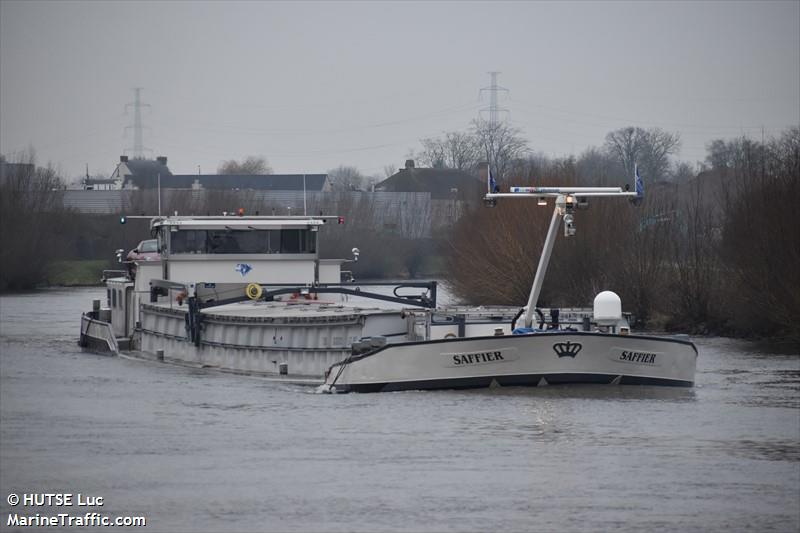 saffier (Cargo ship) - IMO , MMSI 205278090, Call Sign OT2780 under the flag of Belgium