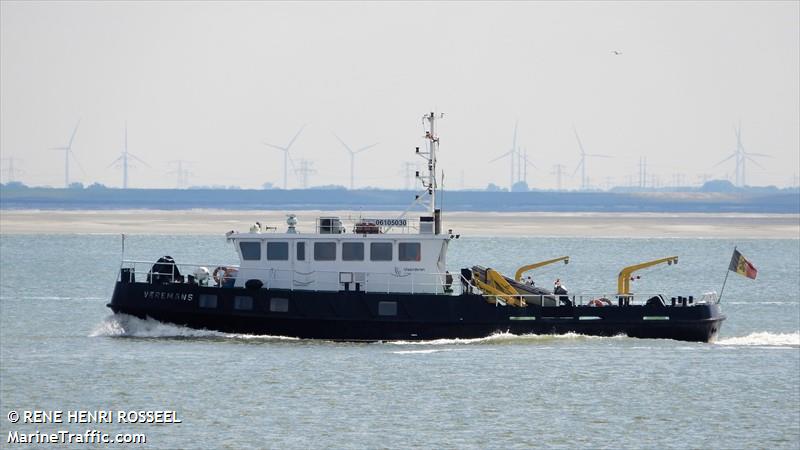 veremans (Cargo ship) - IMO , MMSI 205353590, Call Sign OT3535 under the flag of Belgium