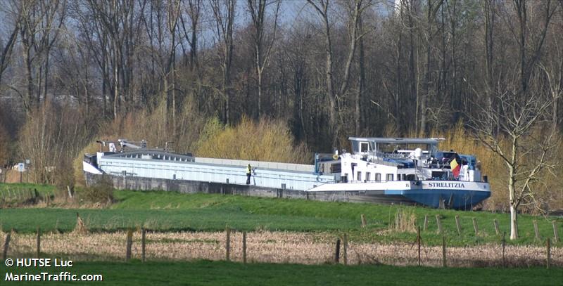 strelitzia (Cargo ship) - IMO , MMSI 205385190, Call Sign OT3851 under the flag of Belgium