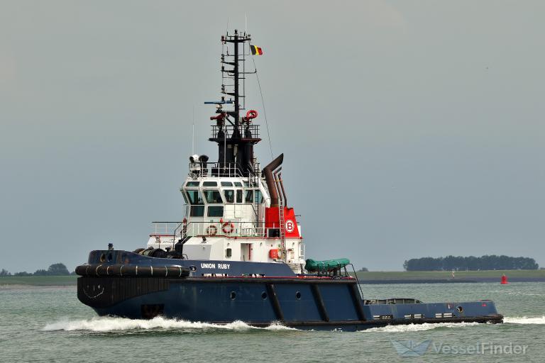 union ruby (Tug) - IMO 9314284, MMSI 205416000, Call Sign OROD under the flag of Belgium