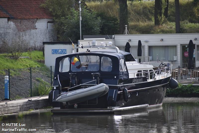 aphrodite (Unknown) - IMO , MMSI 205526910, Call Sign OR5269 under the flag of Belgium