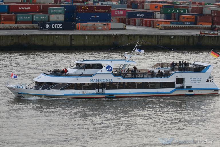 hammonia (Passenger ship) - IMO , MMSI 211512510, Call Sign DA5927 under the flag of Germany