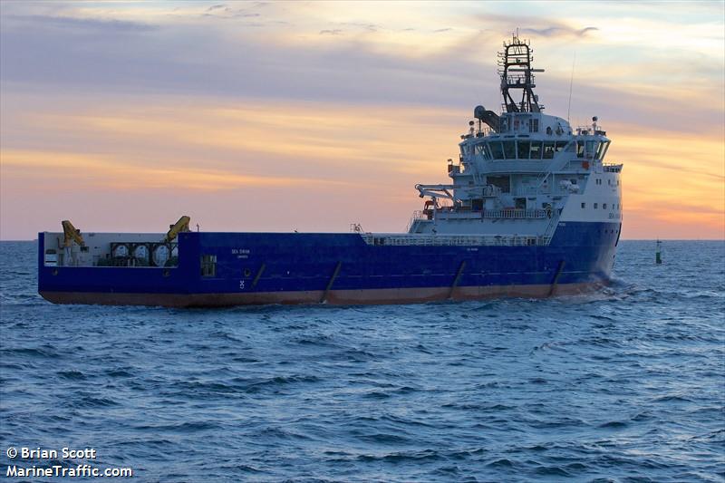 normand swan (Offshore Tug/Supply Ship) - IMO 9656682, MMSI 212290000, Call Sign 5BCF4 under the flag of Cyprus