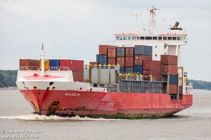 wilhelm (Container Ship) - IMO 9376050, MMSI 212777000, Call Sign 5BJB2 under the flag of Cyprus