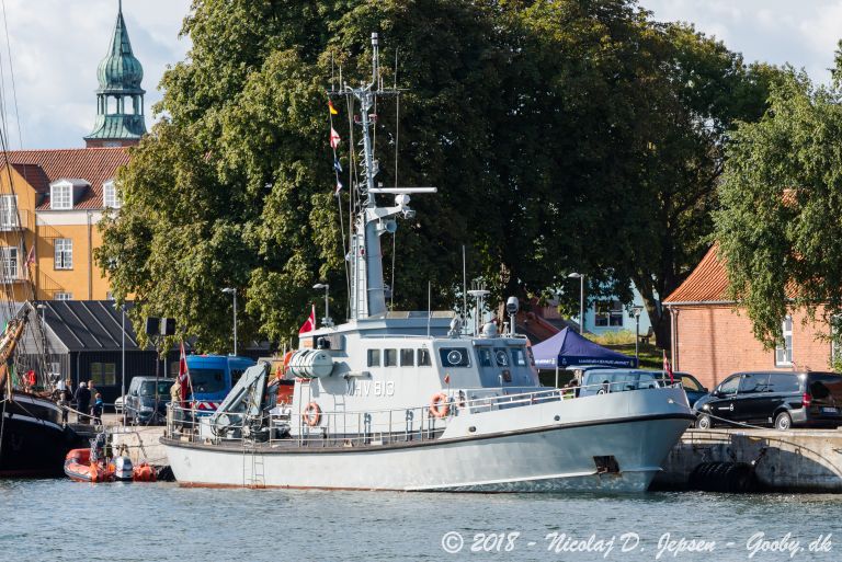 mhv 813 baunen (SAR) - IMO , MMSI 219000474, Call Sign OVMW under the flag of Denmark