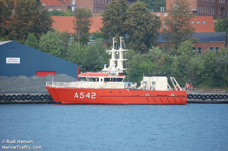 fyrholm (Military ops) - IMO , MMSI 219007679, Call Sign OUGQ under the flag of Denmark