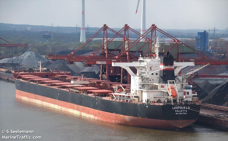 leopold ld (Bulk Carrier) - IMO 9617519, MMSI 229531000, Call Sign 9HA3383 under the flag of Malta