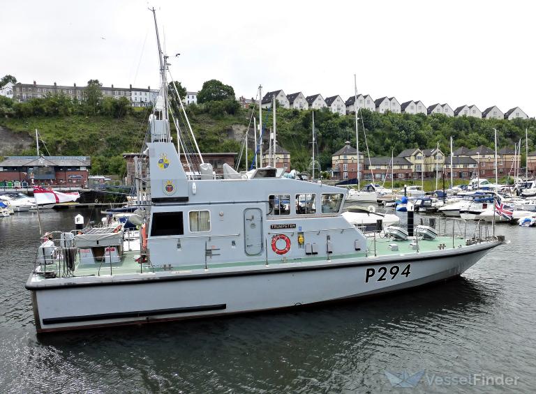 hms trumpeter (Military ops) - IMO , MMSI 232002978, Call Sign GAAZ under the flag of United Kingdom (UK)