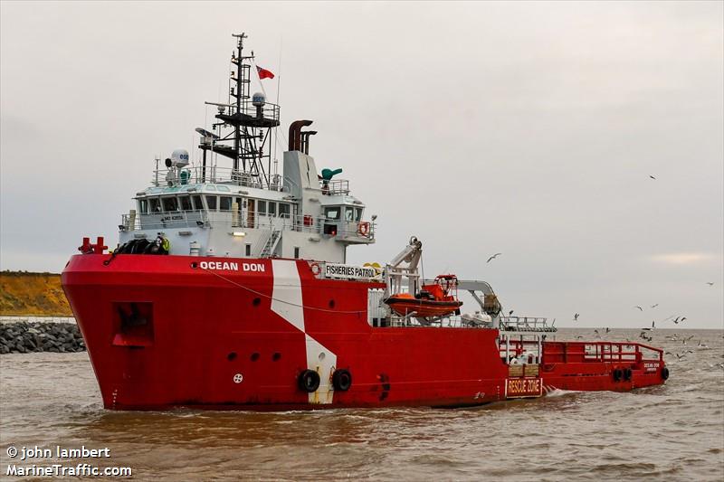 ocean don (Offshore Tug/Supply Ship) - IMO 9421556, MMSI 232019471, Call Sign MEIT3 under the flag of United Kingdom (UK)