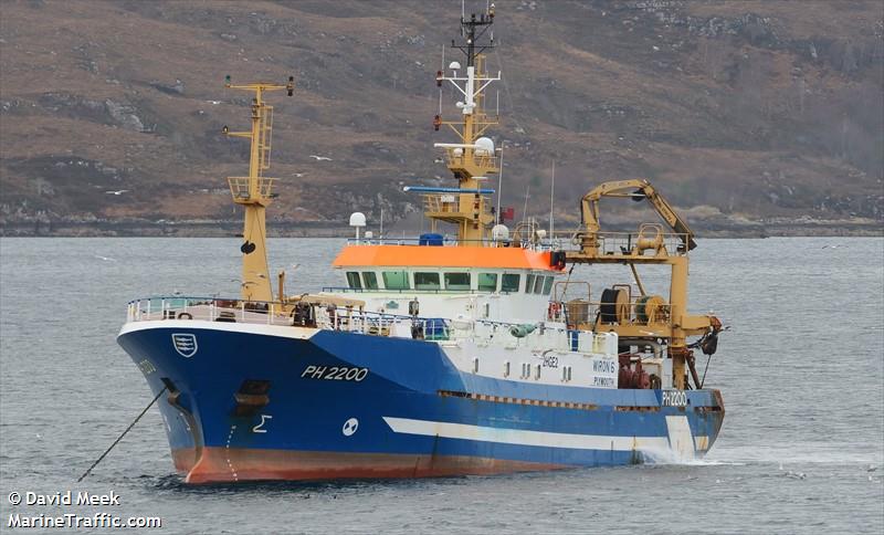 h2200 wiron6 (Fishing Vessel) - IMO 9249568, MMSI 235103398, Call Sign 2HGE2 under the flag of United Kingdom (UK)