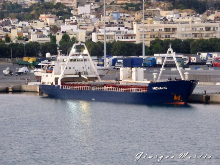 michalis (General Cargo Ship) - IMO 7383554, MMSI 237141000, Call Sign SXDZ under the flag of Greece
