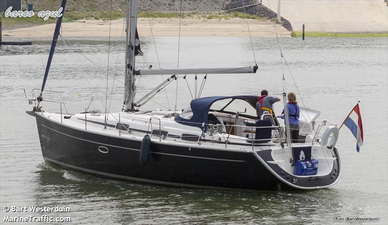 barco azul (Sailing vessel) - IMO , MMSI 244170371, Call Sign PC2248 under the flag of Netherlands