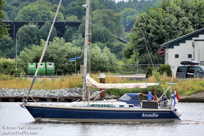 arcadia (Sailing vessel) - IMO , MMSI 244573008, Call Sign PG6485 under the flag of Netherlands