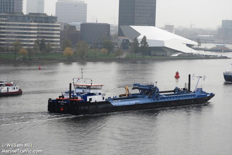 gaasterland (Dredging or UW ops) - IMO , MMSI 244740922, Call Sign PG9182 under the flag of Netherlands