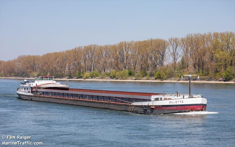 wiljette (Cargo ship) - IMO , MMSI 244780003, Call Sign PA2615 under the flag of Netherlands