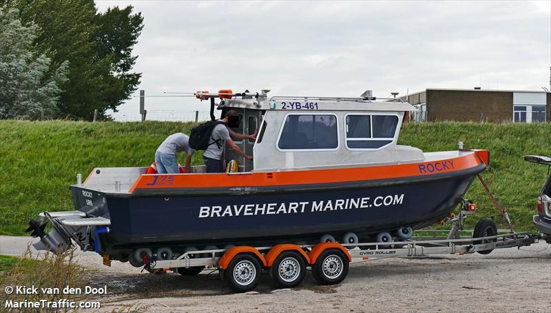 rocky (Dredging or UW ops) - IMO , MMSI 244860678, Call Sign PB7739 under the flag of Netherlands