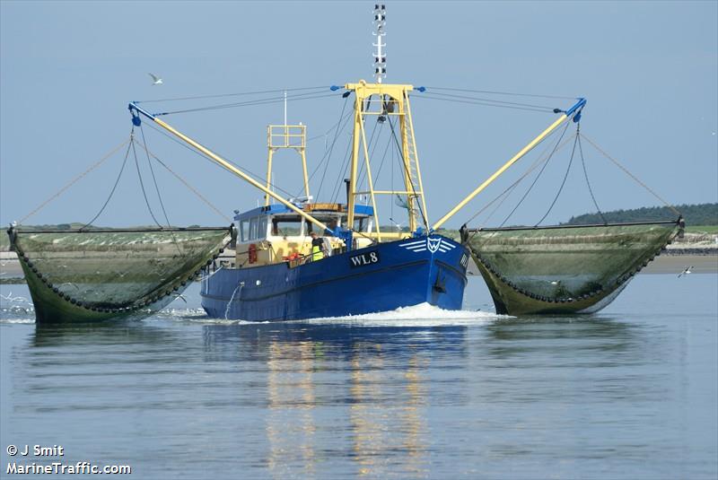wl8 lubbert sr (Fishing vessel) - IMO , MMSI 244991000, Call Sign PBAM under the flag of Netherlands
