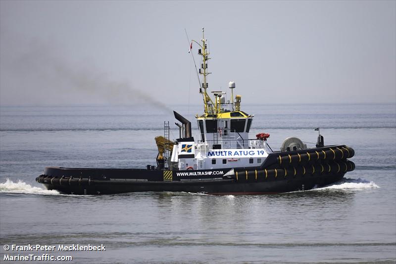 multratug 19 (Tug) - IMO 9630250, MMSI 245875000, Call Sign PCHZ under the flag of Netherlands