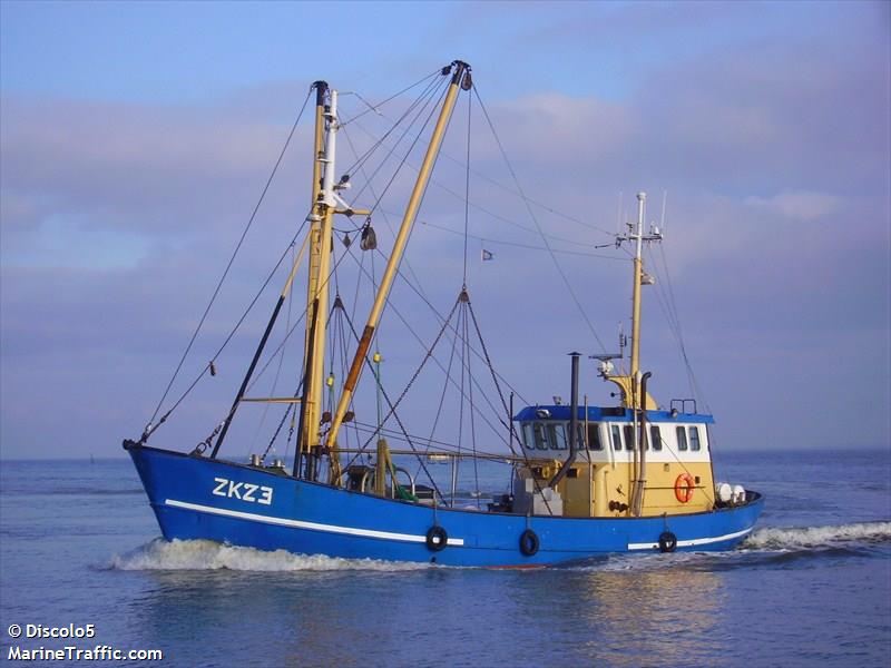 zk23 semper fidelis (Fishing Vessel) - IMO 8431750, MMSI 245883000, Call Sign PBFI under the flag of Netherlands