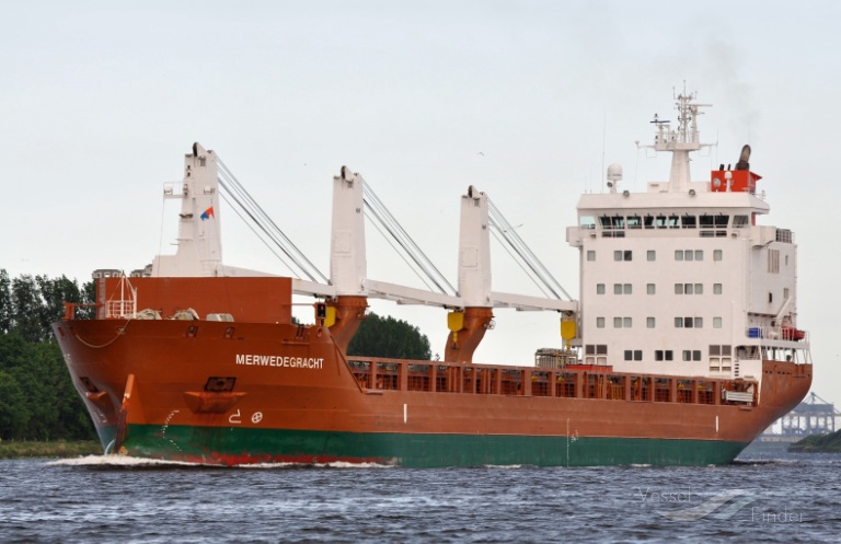 merwedegracht (General Cargo Ship) - IMO 9571519, MMSI 246768000, Call Sign PCJE under the flag of Netherlands