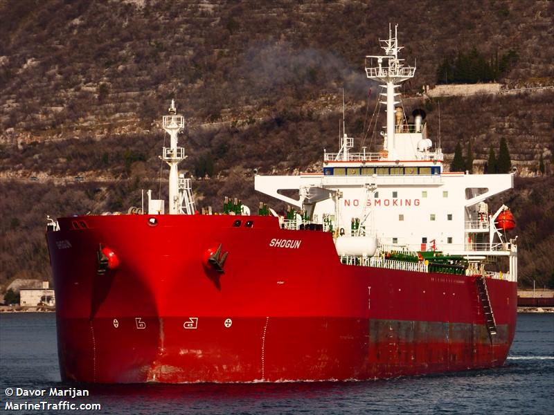 shogun (Chemical/Oil Products Tanker) - IMO 9242443, MMSI 247064200, Call Sign IBZO under the flag of Italy