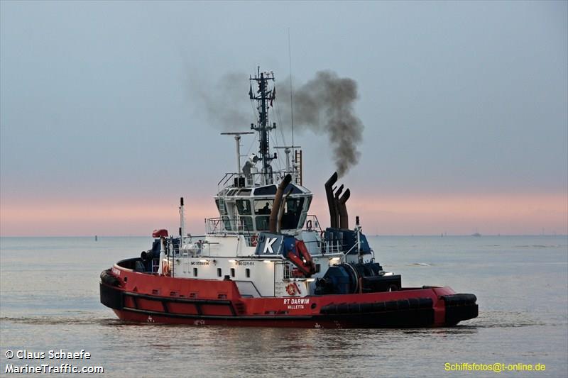 rt darwin (Tug) - IMO 9556894, MMSI 248193000, Call Sign 9HA2238 under the flag of Malta