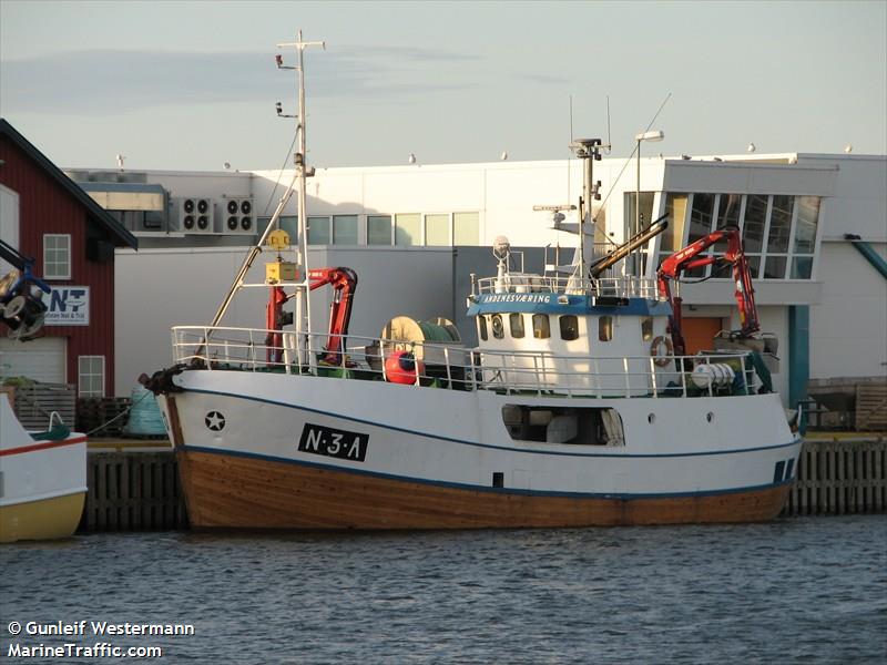andenesvaering (Fishing vessel) - IMO , MMSI 257639500, Call Sign LMVM under the flag of Norway