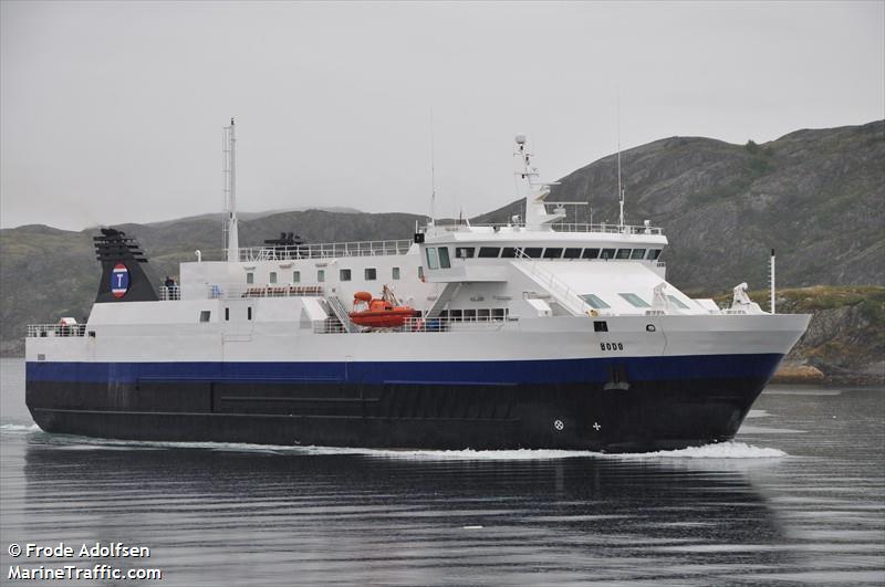 bodo (Passenger/Ro-Ro Cargo Ship) - IMO 9151010, MMSI 257778000, Call Sign LLNW under the flag of Norway