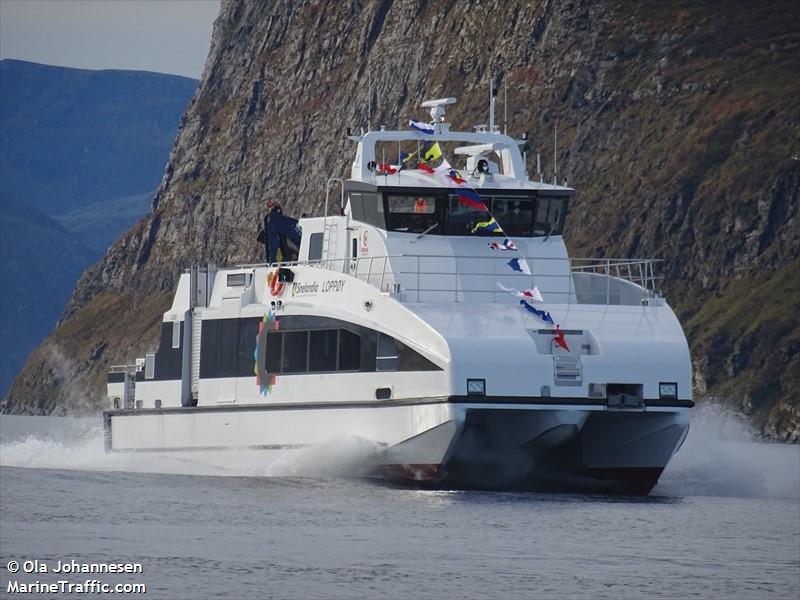 loppoey (Passenger Ship) - IMO 9751717, MMSI 258127000, Call Sign LCBX under the flag of Norway