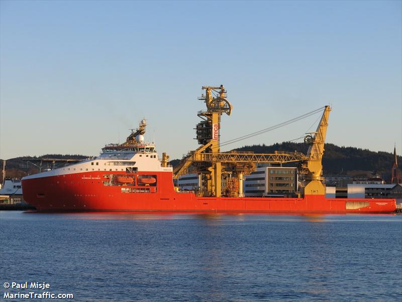 normand maximus (Offshore Support Vessel) - IMO 9744518, MMSI 258987000, Call Sign LAVR7 under the flag of Norway