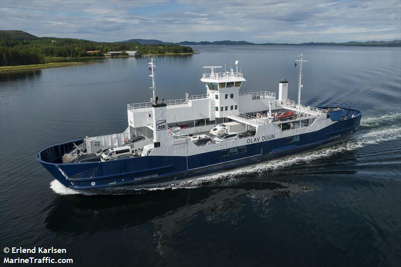 olav duun (Passenger/Ro-Ro Cargo Ship) - IMO 9189328, MMSI 259589000, Call Sign LJTN under the flag of Norway